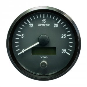 Vdo A2C3832810030 Singleviu 100mm (4) Tachometer - 3000 Rpm