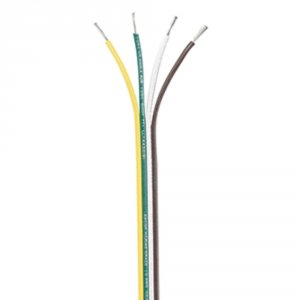 Ancor 154510 Ribbon Bonded Cable - 164 Awg - Browngreenwhiteyellow - F