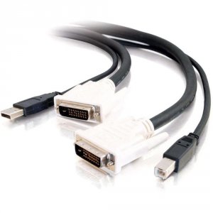 C2g 14178 10ft Dvi Dual Link + Usb 2.0 Kvm Cable - 10ft - Black