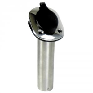 Whitecap S-096B 30176; Flush Mount Rod Holder - 304 Stainless Steel - 