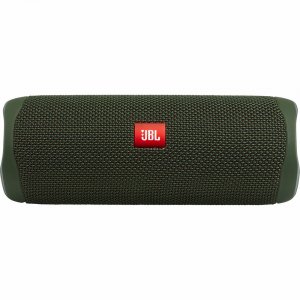 Jbl JBLFLIP5GRENAM Flip 5 Portable Bluetooth Speaker - 20 Watts - 65 H