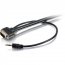 C2g 50226 10ft Select Vga + 3.5mm Stereo Audio Av Cable Mm - In-wall C