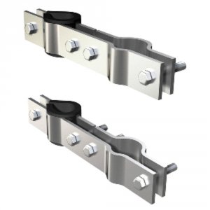 Shakespeare 4715 Galvanized Mast Clamp Setantenna Mounting Clamps - At