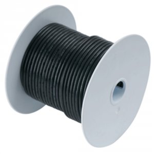 Ancor 100025 Black 18 Awg Tinned Copper Wire - 250' Marine Grade Wire 