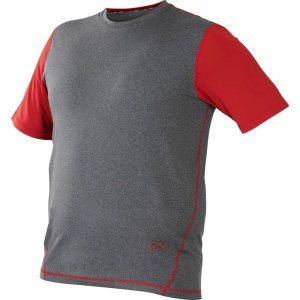 Rawlings HSS-GR/S-88 Adult Hurler Performance Short Sleeve Shirt Is Th