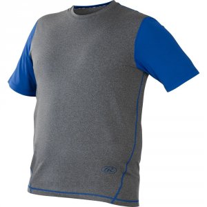 Rawlings HSS-GR/R-93 Adult Hurler Performance Short Sleeve Shirt Is Th