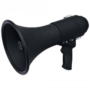 Speco ER370B Speco All-black Deluxe Megaphone Wsiren - 15w