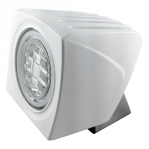 Lumitec 101259 Cayman Flood Light - White Finish - Super White Dimming