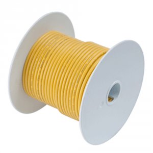 Ancor 112910 Yellow 6 Awg Tinned Copper Wire - 100'