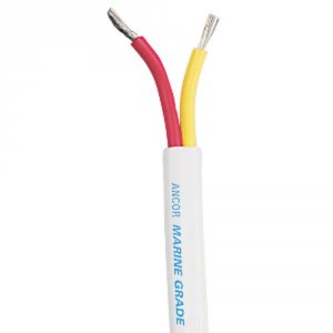 Ancor 124702 Safety Duplex Cable - 162 Awg - Redyellow - Flat - 2539;