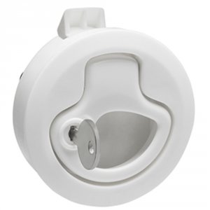 Whitecap 8228WC Compression Handle Stainless Steelwhite Nylon Locking 