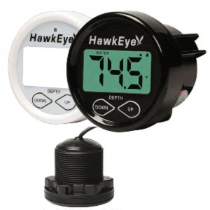 Hawkeye DT2BX-TH Depth Trax 2bx Dash Digital Depth Amp; Temp Gauge - T