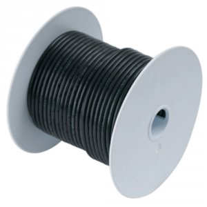 Ancor 102050 Black 16 Awg Tinned Copper Wire - 500'