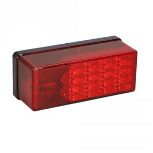 Wesbar 407530 Waterproof Led Over 80 3x8 Low Profile Tail Lights7-func