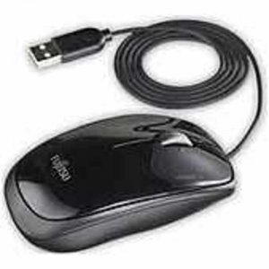 Fujitsu FPCMO032AP Usb Laser Mouse,black - Laser - Cable - Black - Usb