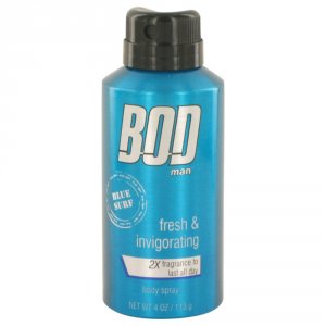 Parfums BOD5412 Bod Blue Surf 4 Oz Deodorant Spray For Men