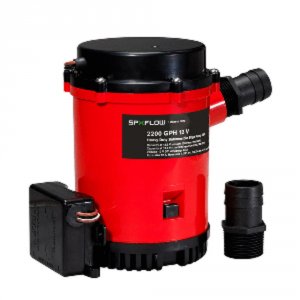 Johnson 02274-002 2200 Gph Heavy Duty Bilge Pump, Ultima 24v With Ulti