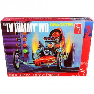 Amt AWAC009-TOMMY Brand New Jigsaw Puzzle Tv Tommy Ivo Dragster Model 