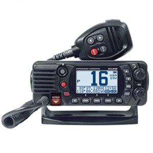 Standard GX1400GB Gx1400g Fixed Mount Vhf With Gps - Black