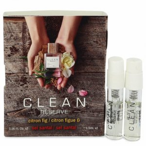 Clean 549232 Vial Set Includes Citron Fig And Sel Santal .05 Oz