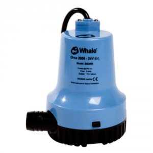 Whale BE2002 Whale Orca 2000 Gph Submersible Bilge Pump 12v