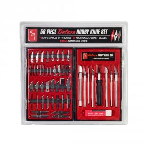 Amt SCM047-AMTBT004 Brand New 56 Piece Deluxe Hobby Knife Set (skill 3