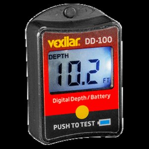 Vexilar DD-100 Digital Depth Amp; Battery Gauge