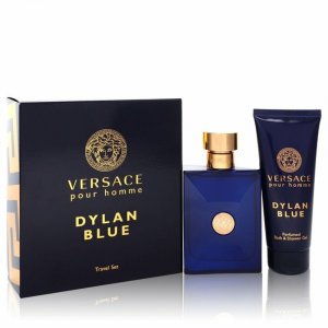 Versace 553956 Gift Set -- 3.4 Oz Eau De Toilette Spray + 3.4 Oz Showe