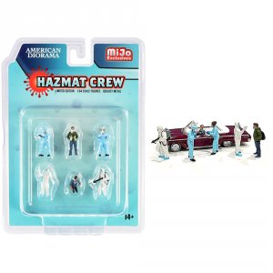 American 76466 Brand New 164 Scale Diecast Models Of Hazmat Crew 6 Pie