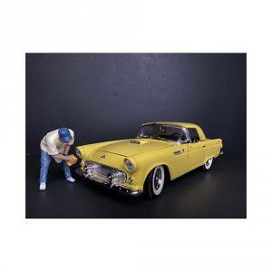 American 38214 Brand New 118 Scale Of Weekend Car Show Figurine Vi For