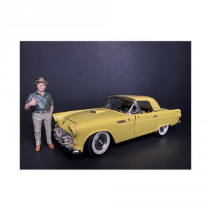 American 38316 Brand New 124 Scale Of Weekend Car Show Figurine Viii F