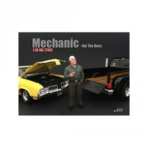 American 77447 Brand New 118 Scale Of Mechanic Jim The Boss Figurine F