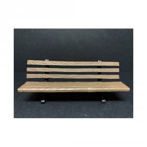 American 38436 Brand New 124 Scale Of Park Bench 2 Piece Accessory Set