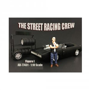 American 77431 Brand New The Street Racing Crew Figure I For 1:18 Scal