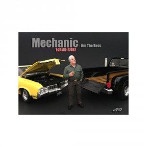 American 77497 Brand New 124 Scale Of Mechanic Jim The Boss Figurine F