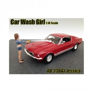 American 23843 Brand New 118 Scale Of Car Wash Girl Jessica Figurine F