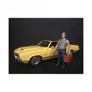 American 38280 Brand New 124 Scale Of Mechanic Sam With Tool Box Figur