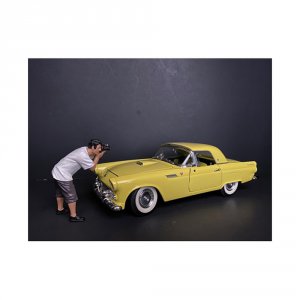 American 38312 Brand New 124 Scale Of Weekend Car Show Figurine Iv For