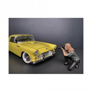 American 38211 Brand New 118 Scale Of Weekend Car Show Figurine Iii Fo