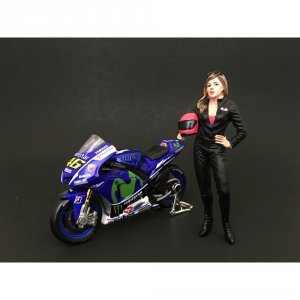 American 77488 Female Biker Figure For 1:24 Scale Models By .co