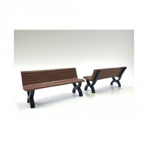 American 23982 Brand New 118 Scale Of Bench Accessory 2 Piece Set For 