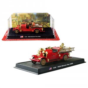 Amercom ACSF28 Brand New 164 Scale Diecast Model Of 1924 Ahrens Fox Fi