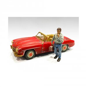 American 76361 Brand New 124 Scale Of Auto Mechanic Chain Smoker Larry