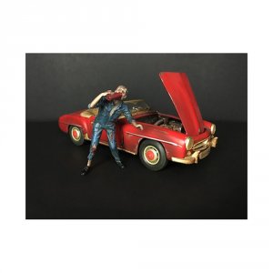 American 38299 Brand New 124 Scale Of Zombie Mechanic Figurine Iii For