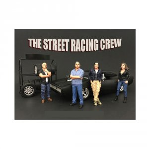 American 77431-77432-77433-77434 Brand New The Street Racing Crew 4 Pi