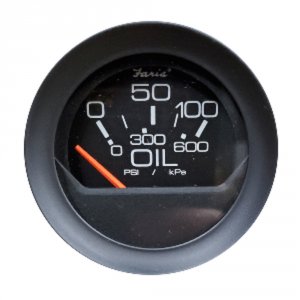 Faria GP0534 2 Oil Pressure Gauge (0-100 Psi)a Pressure Gauge Operates