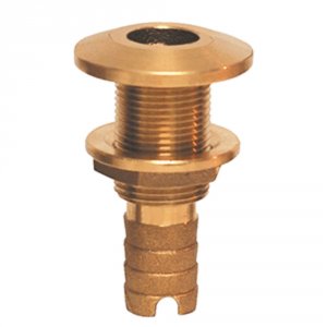 Groco HTH-500 Bronze Hose Barb Thru-hull Fitting - 12