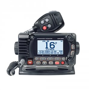 Standard GX1800GB Gx1800g Fixed Mount Vhf Wgps - Black