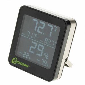 Lockdown 1116774 The  Digital Hygrometer Protects Valuables From The D