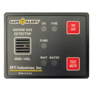 Safe-t-alert MGD-10XL Gas Vapor Alarm Fume, Fire, Bilge Water - Black 